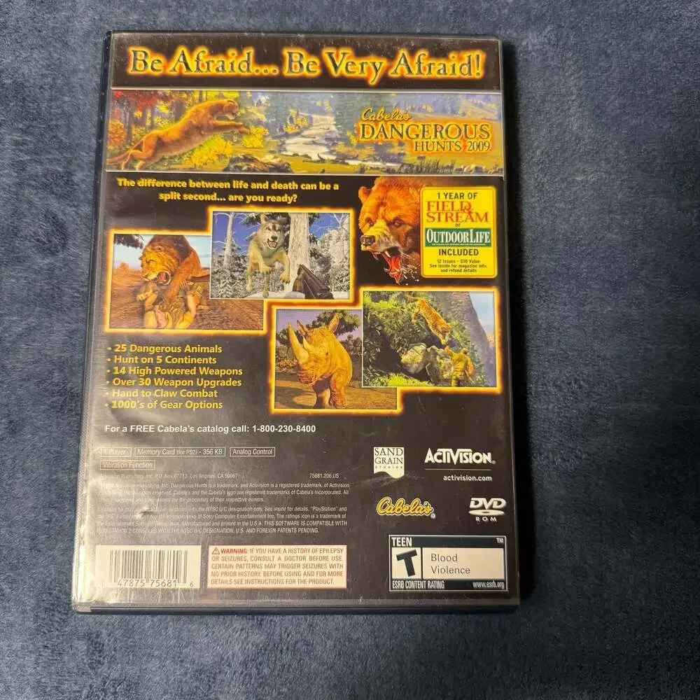 Cabela's Dangerous Hunts 2009 for PlayStation 2 (Complete in Case)